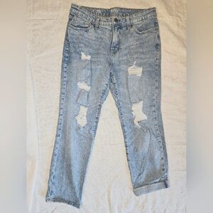 Ana mid rise boyfriend jean sz 6